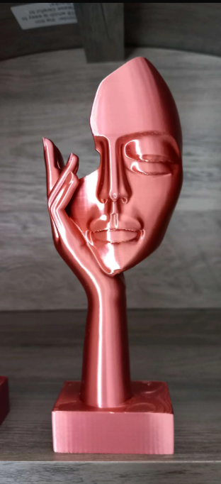 Abstract Face Sculpture - 3D Printed Best Seller